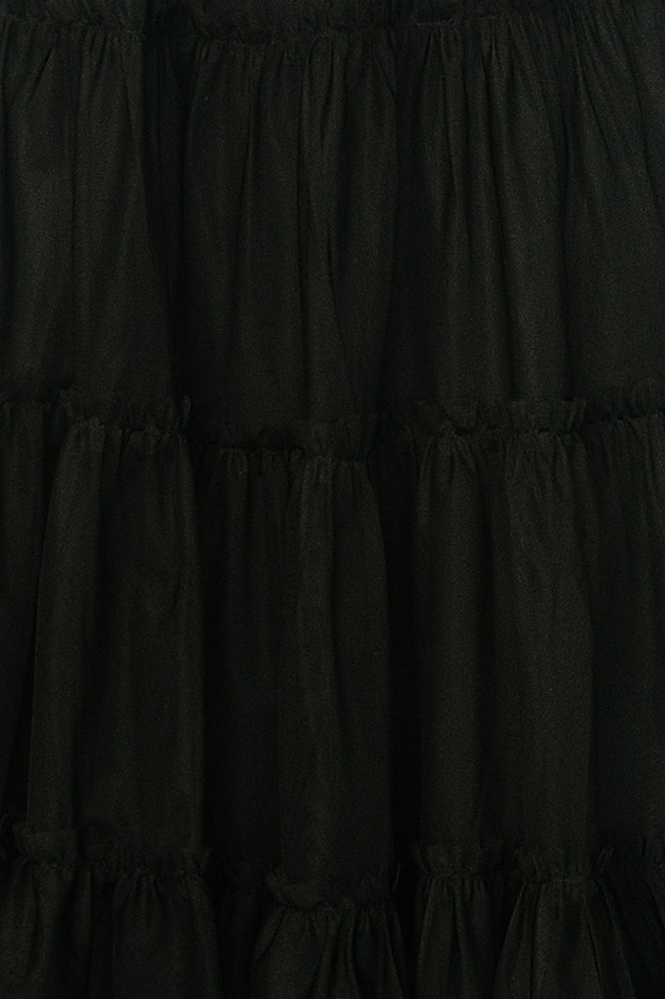 Emma Tulle Fabric Swatch - Black Sample for Dressmaking
