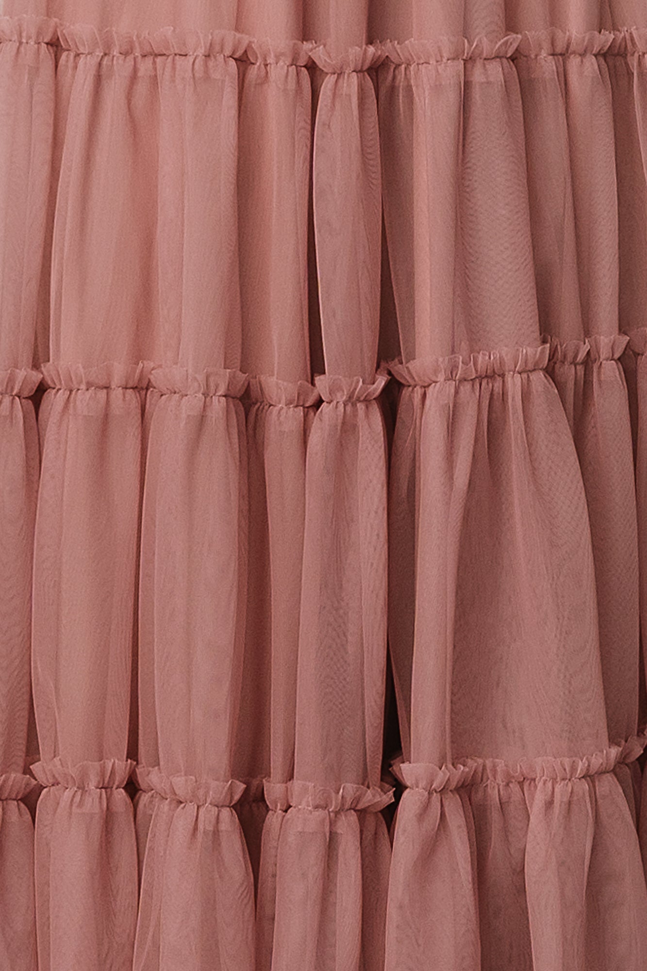Emma Tulle Fabric Swatch - Dusty Rose Sample for Dresses