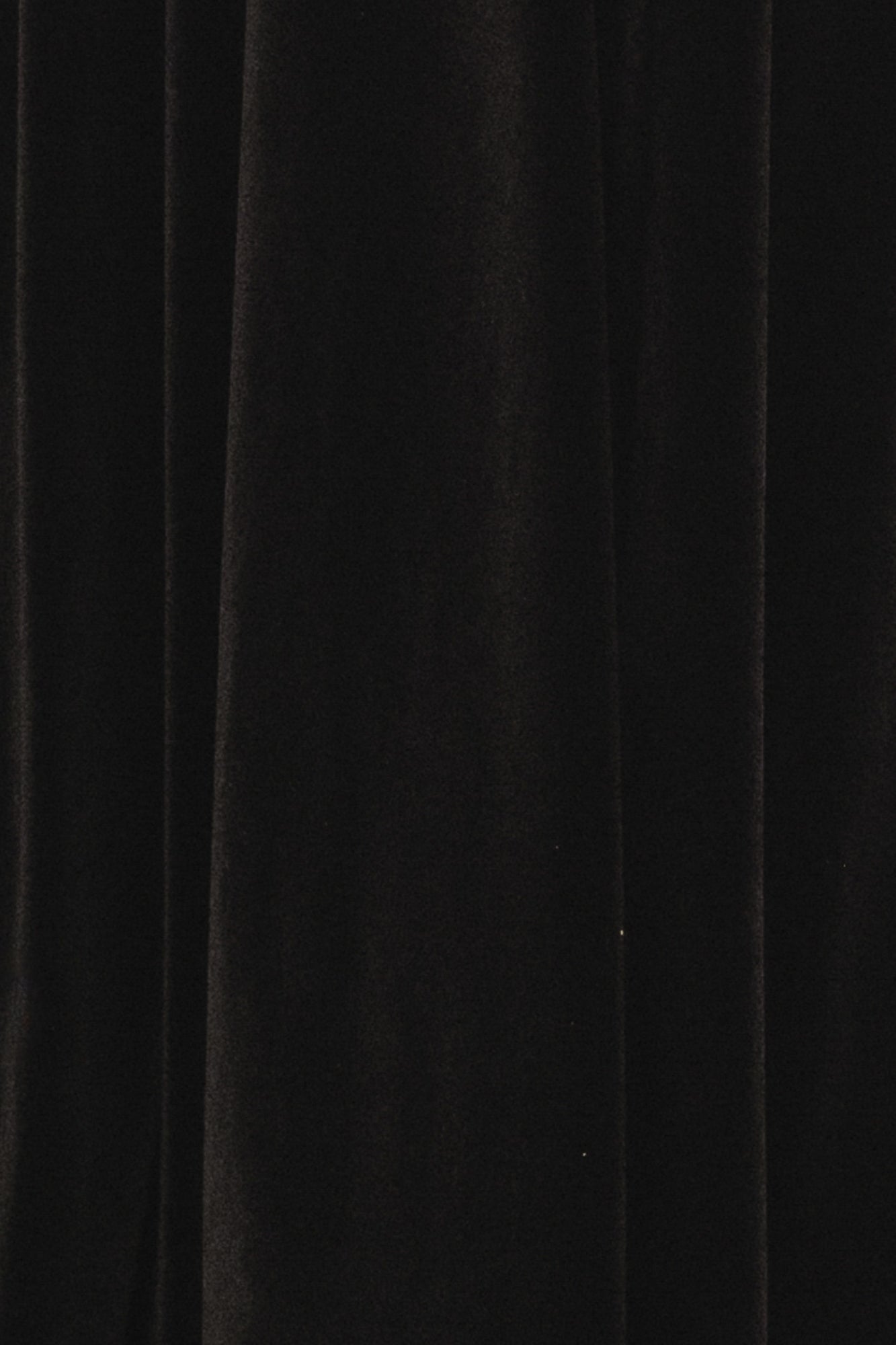 Katelyn Velvet Fabric Swatch Sample - Black | 3"x4" Textile Sample