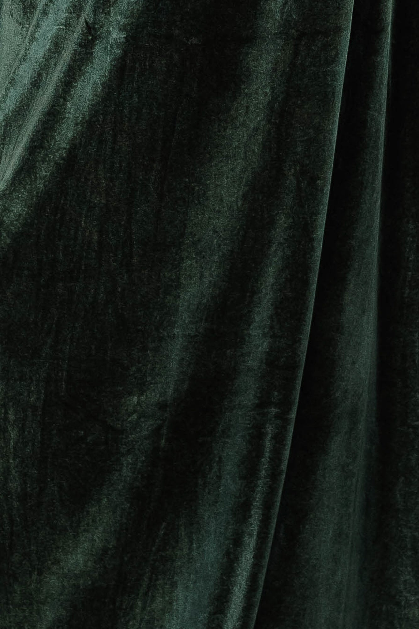 Katelyn Velvet Fabric Swatch - Deep Green Sample