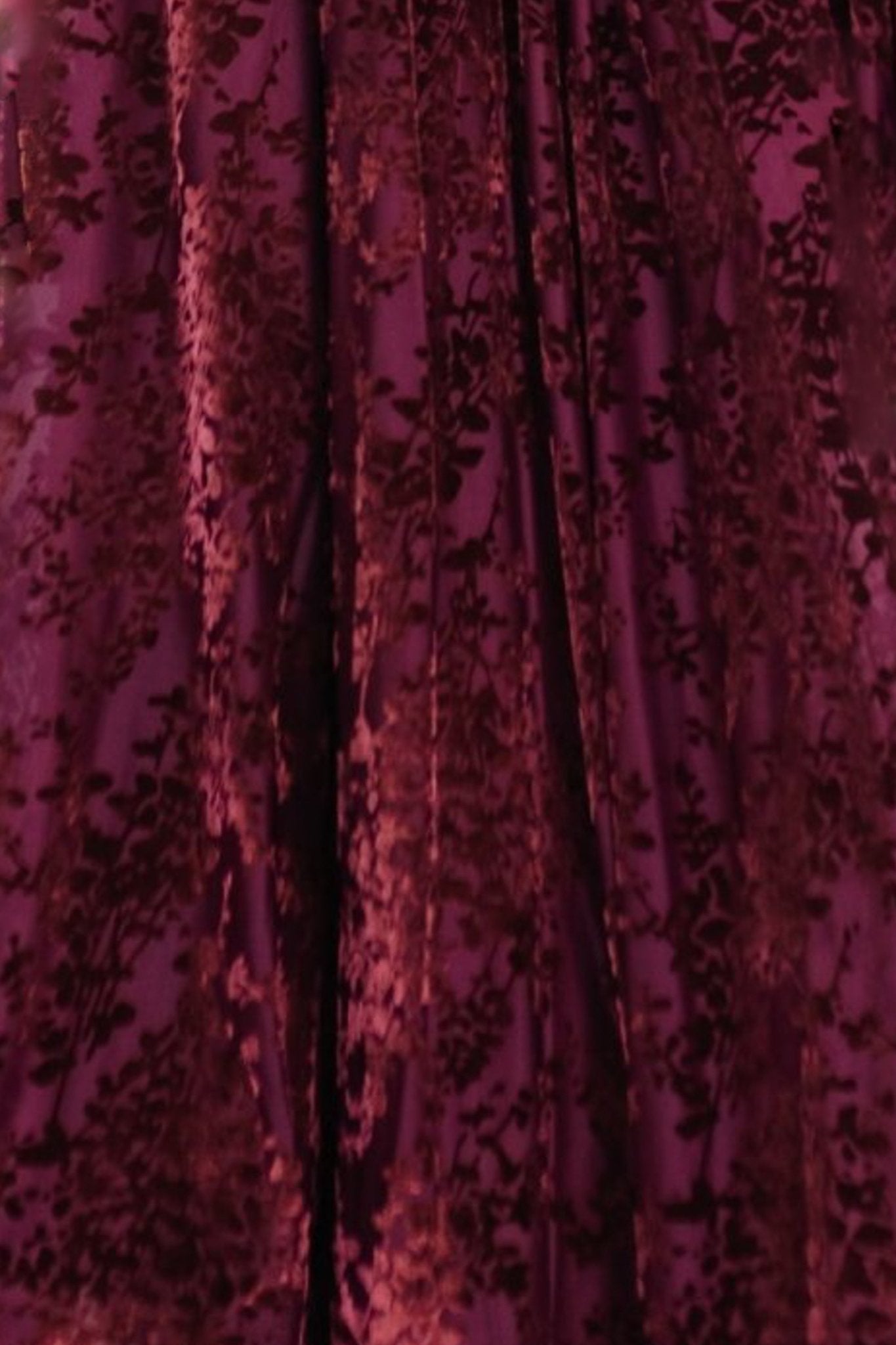 Leslie Velvet Fabric Swatch - High-Quality Embossed Material