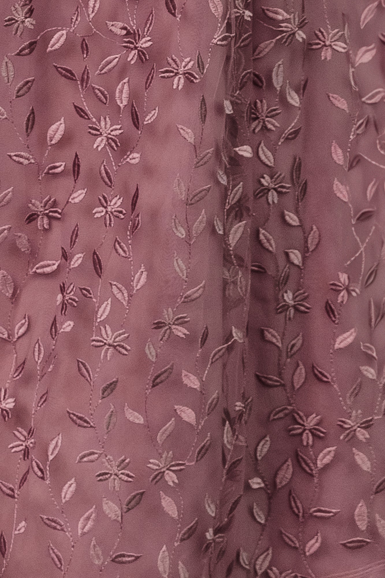Fabric Swatch - Marseille Embossed Organza in Lavender