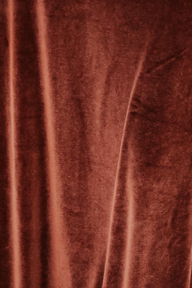 Meghan Velvet Fabric Swatch - Bronze | Dress Material Sample