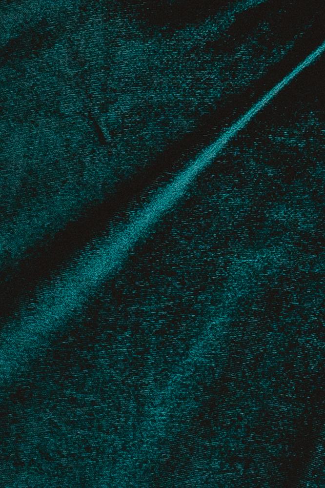Meghan Velvet Fabric Swatch - Emerald Green Dress Material Sample
