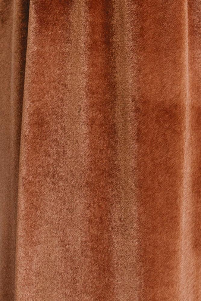 Meghan Velvet Fabric Swatch in Spice | Dress Material Sample