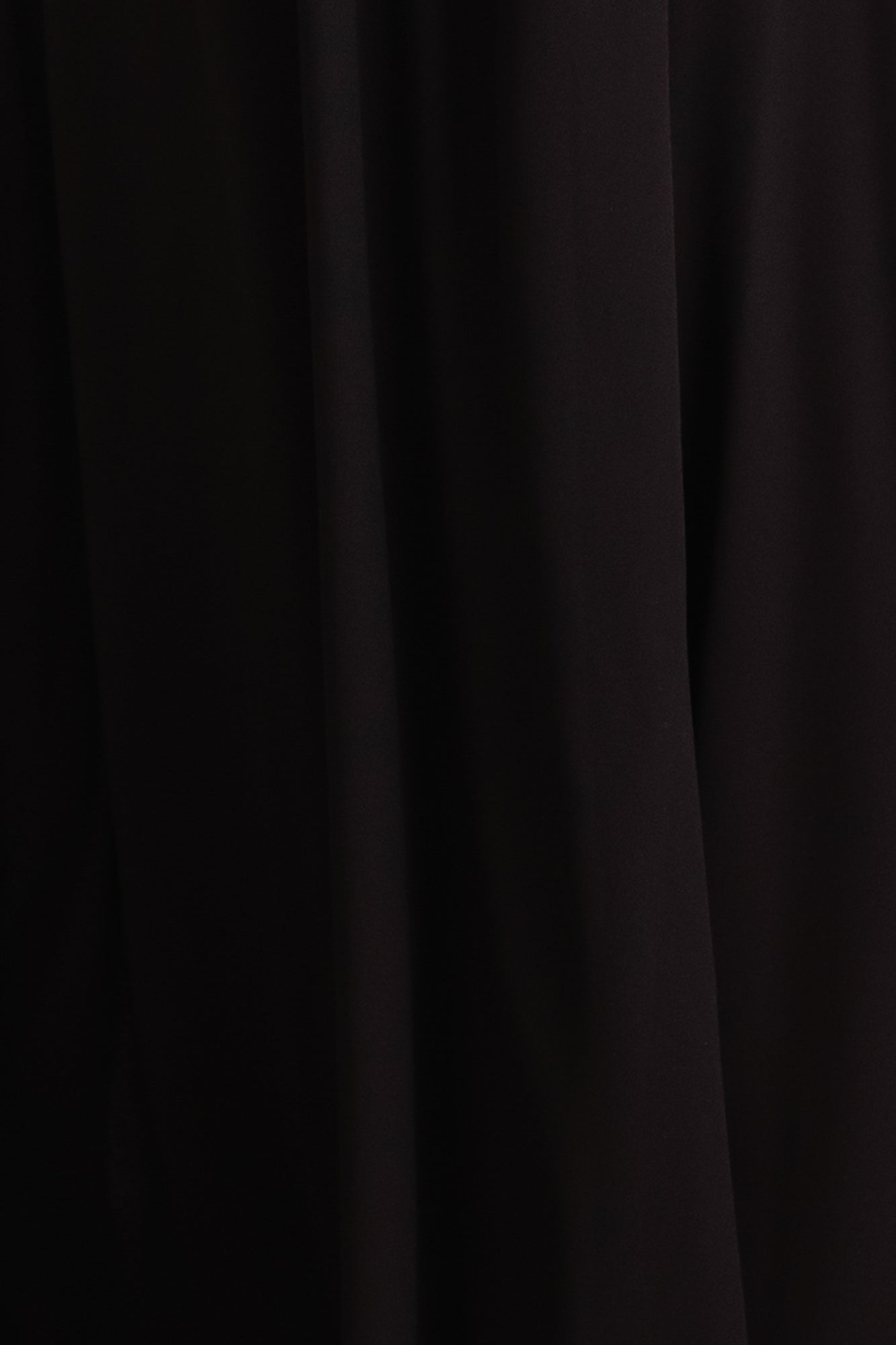 Naomi Chiffon Fabric Swatch - Black Lightweight Material