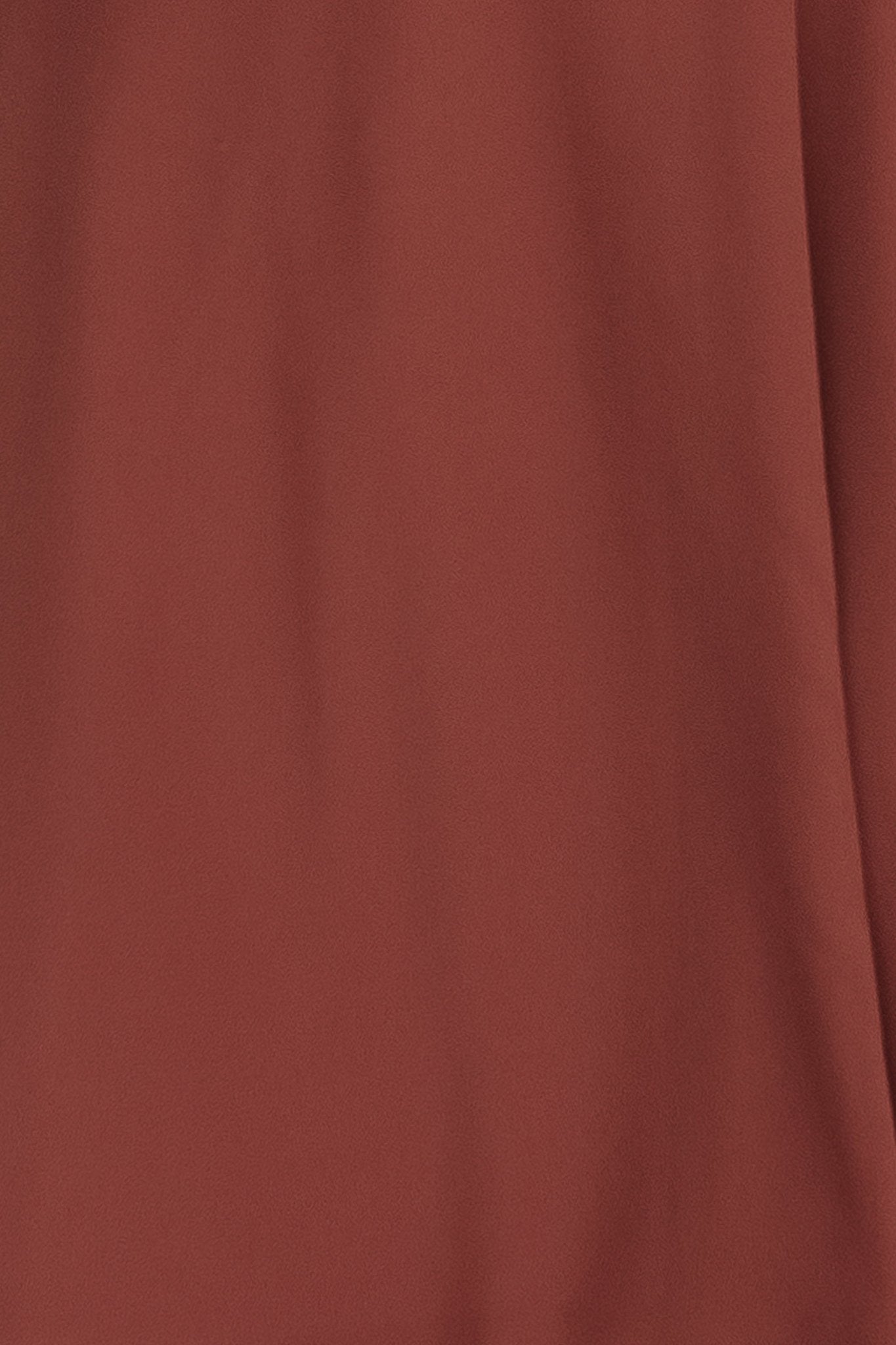 Olivia Chiffon Fabric Swatch in Cinnamon | Lightweight Material