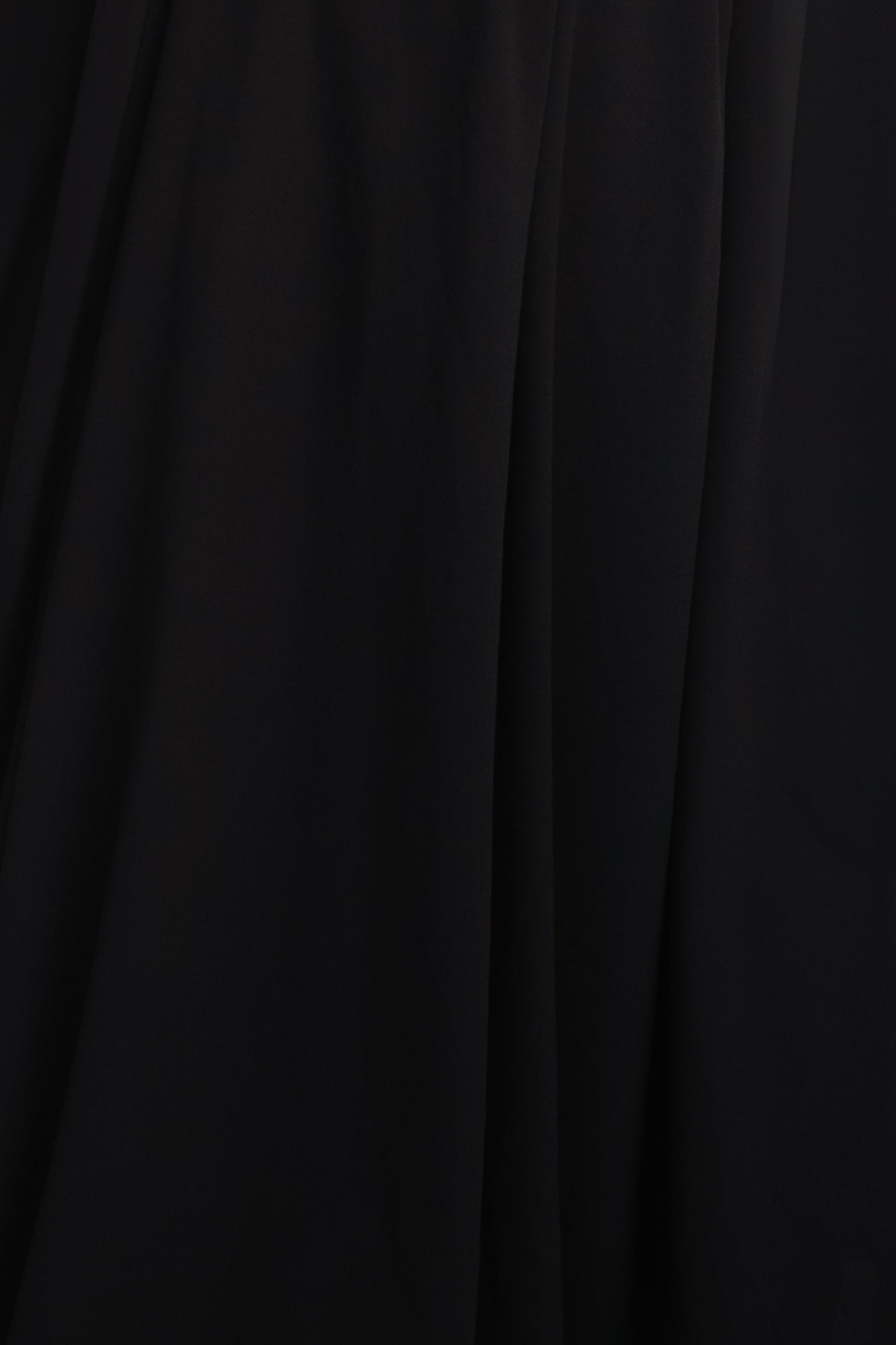 Rebecca Chiffon Fabric Swatch - Black | Lightweight Dress Material