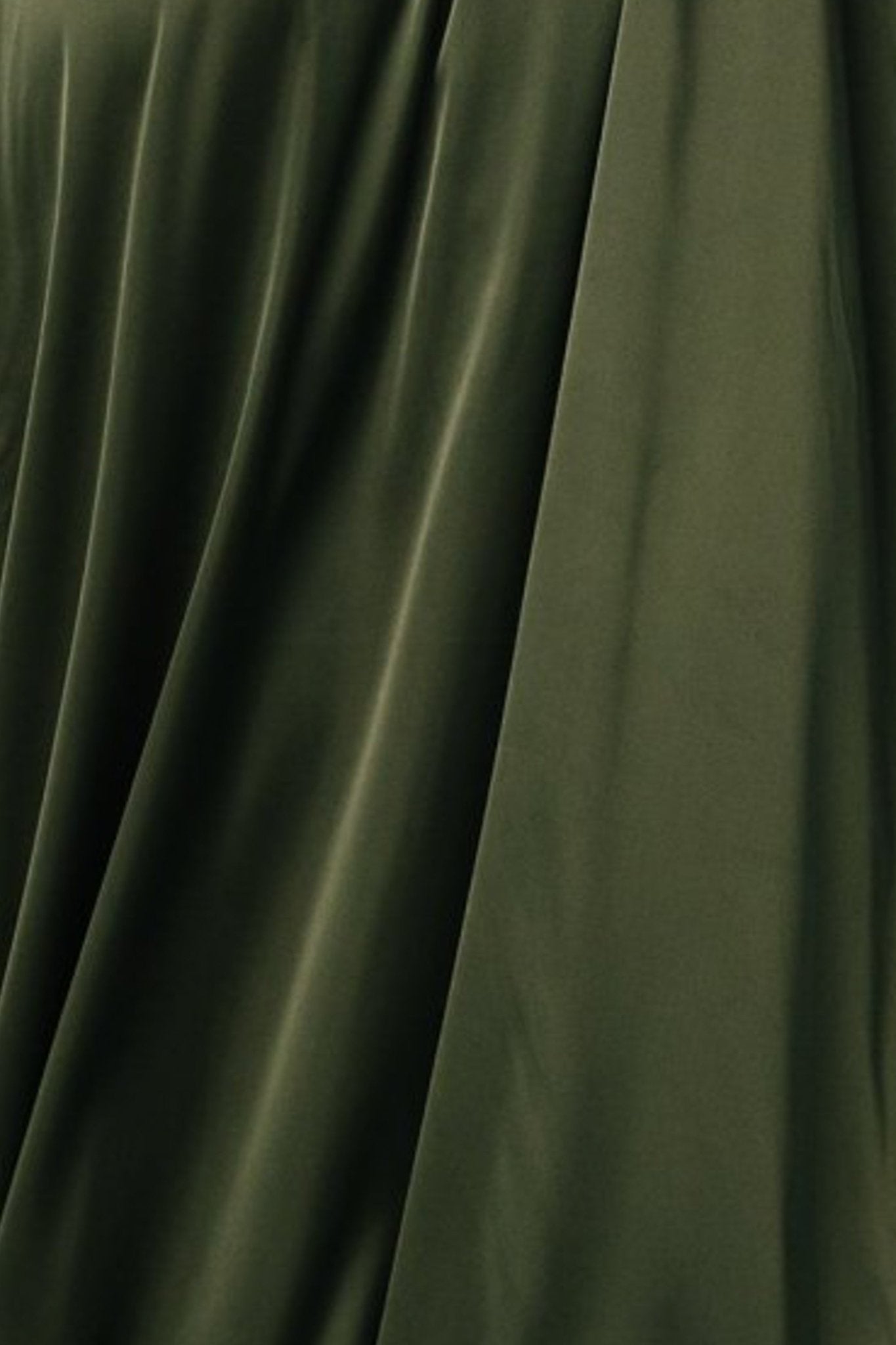Juniper Vara Satin Fabric Swatch | Maxi Wrap Dress Sample