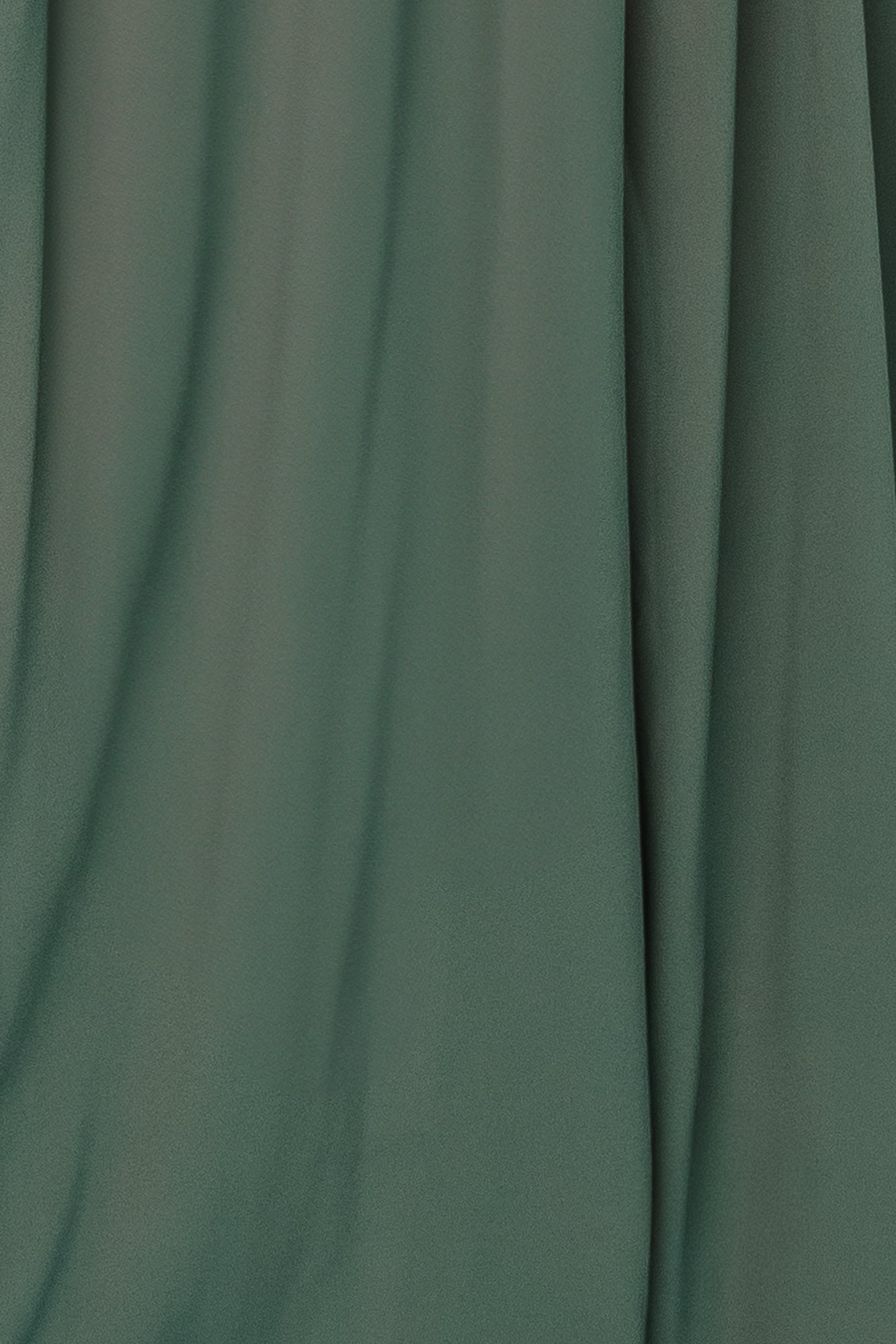 Victoria Chiffon Fabric Swatch - Dark Sage Sample for Dresses