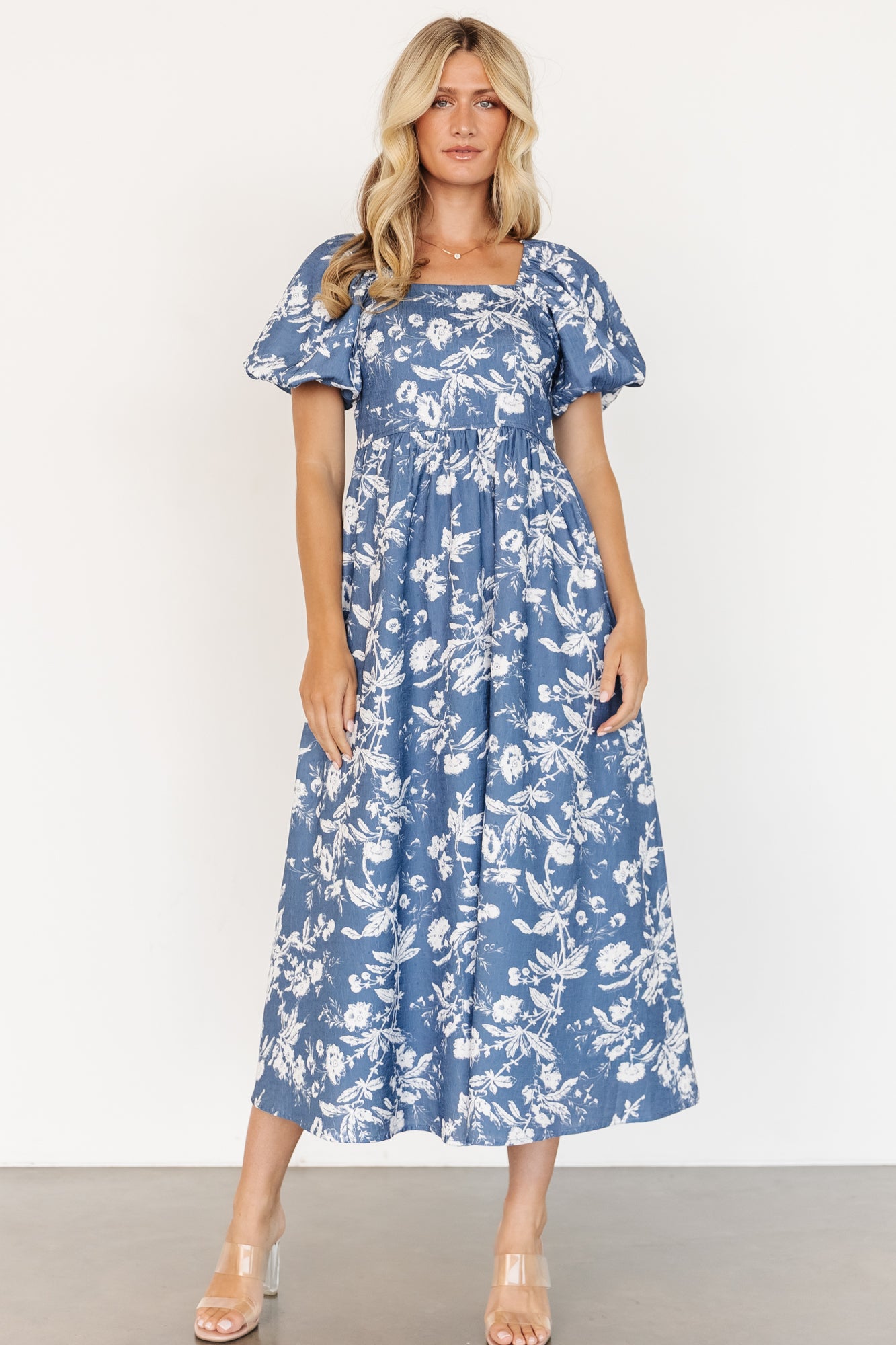 Baltic Born Graceland Maxi Dress with Puffed Sleeves & Pockets